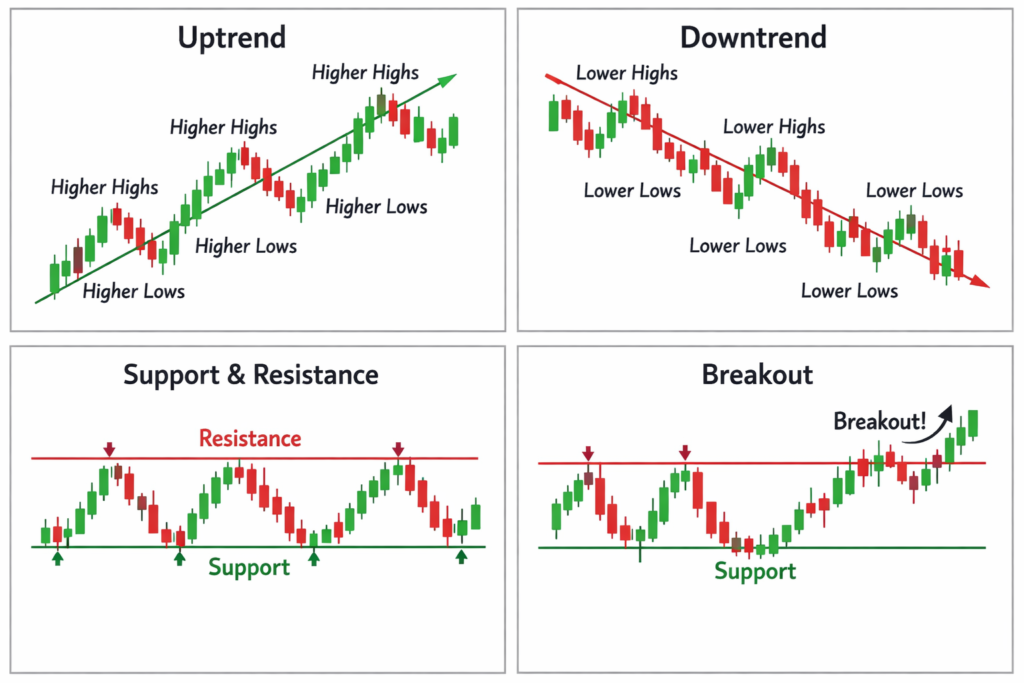 how to read forex chart