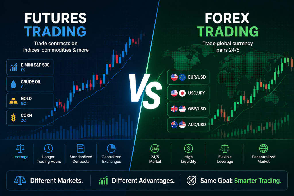 futures trading vs forex
