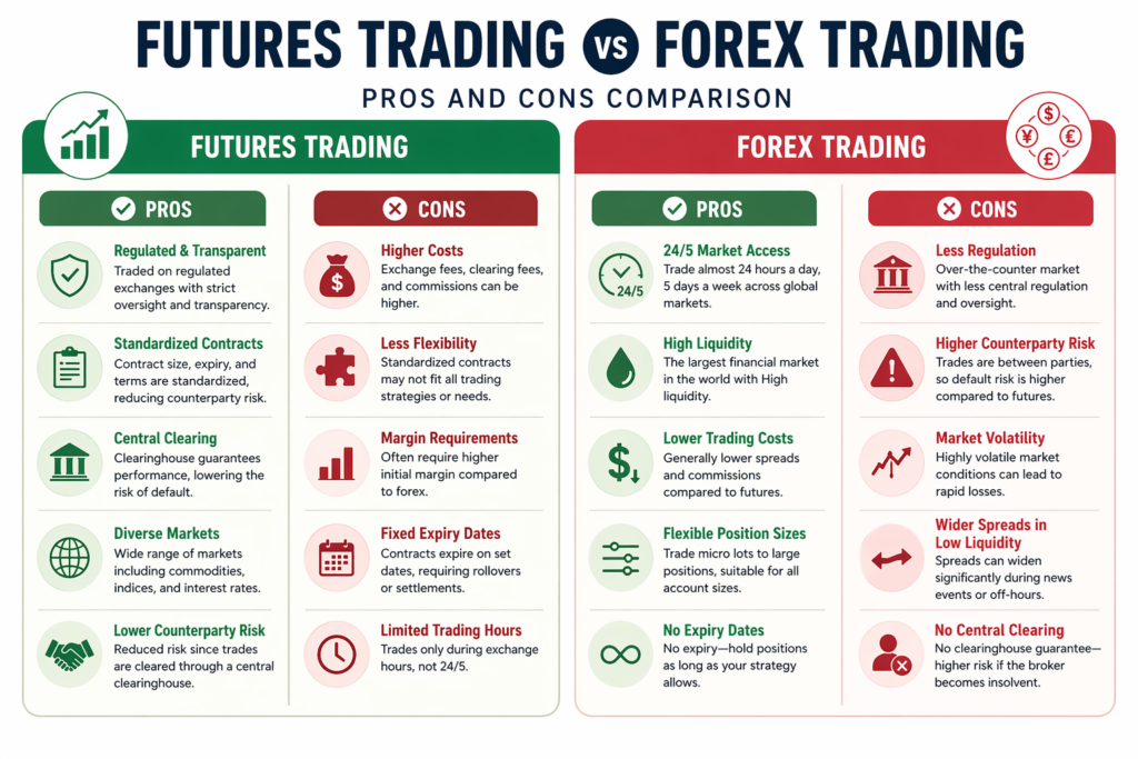 futures trading vs forex