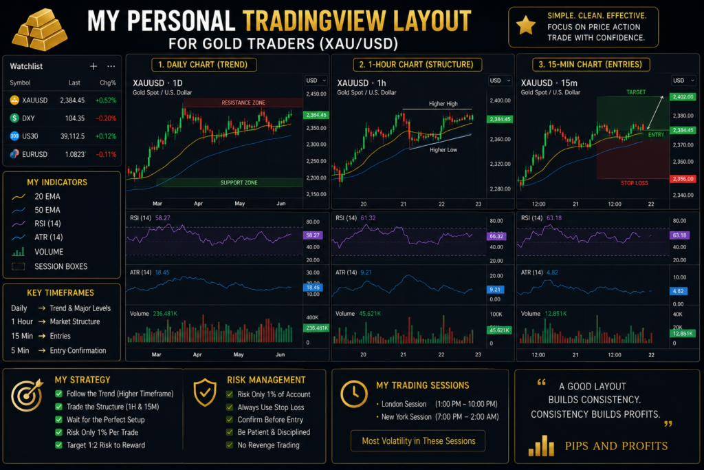 TradingView Layout for Gold Traders