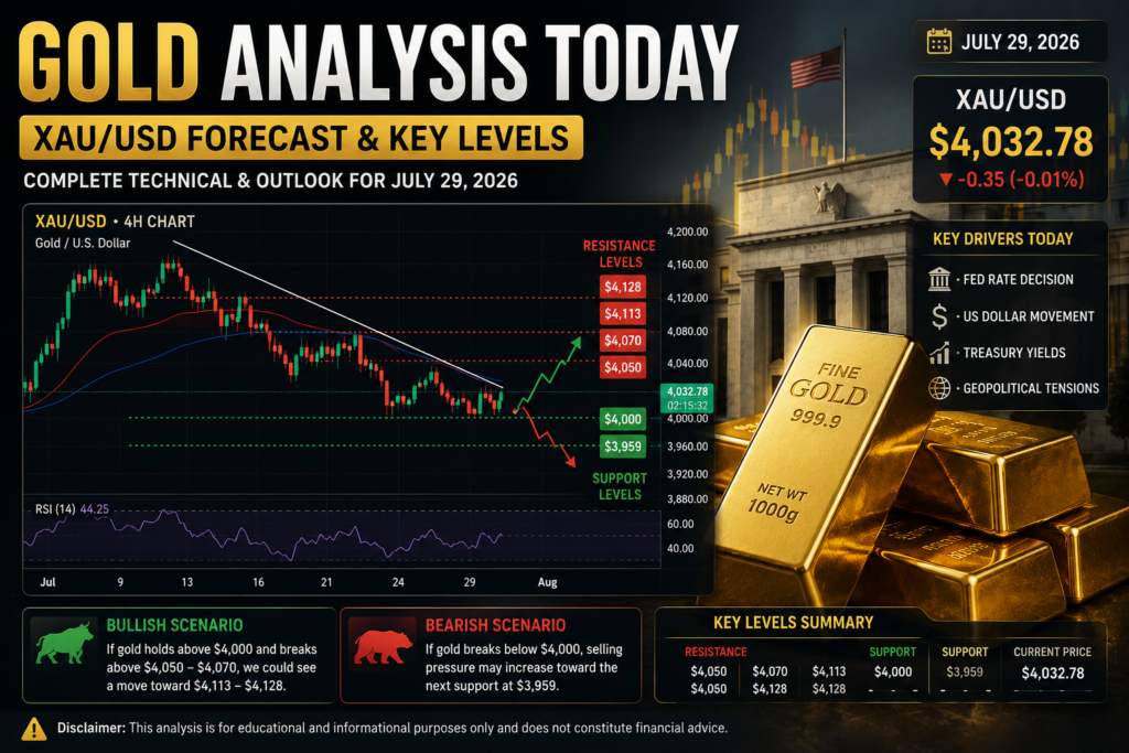 gold today analysis