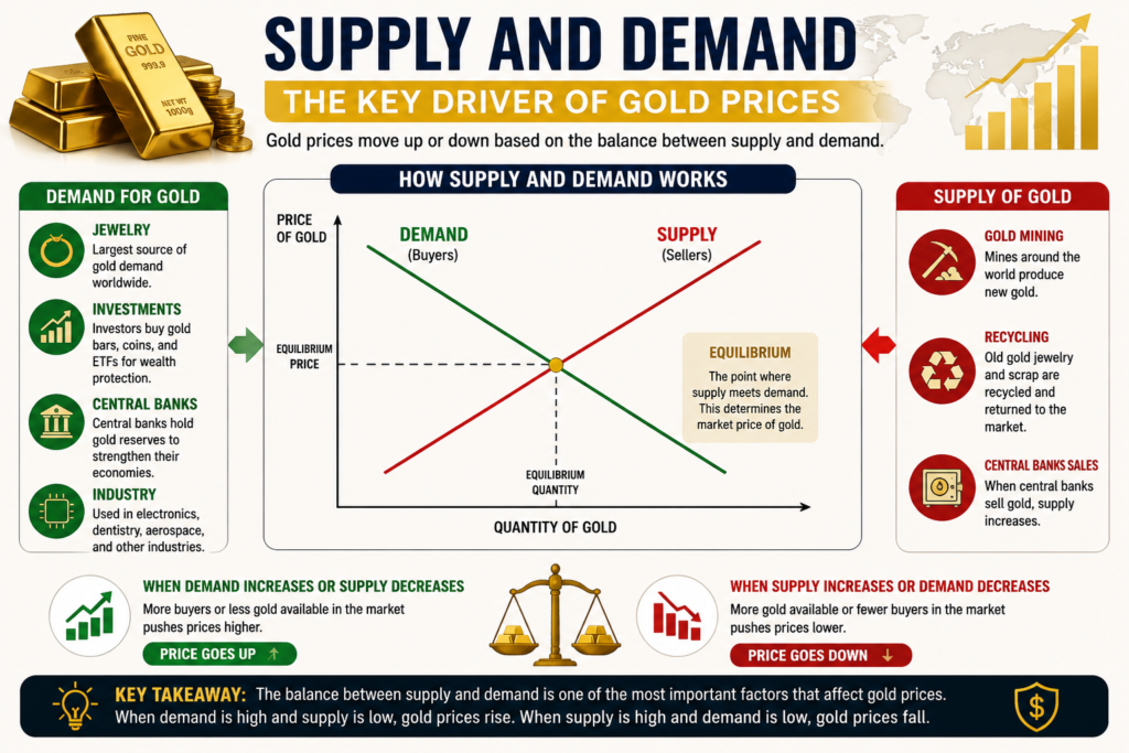 factors that affect gold prices