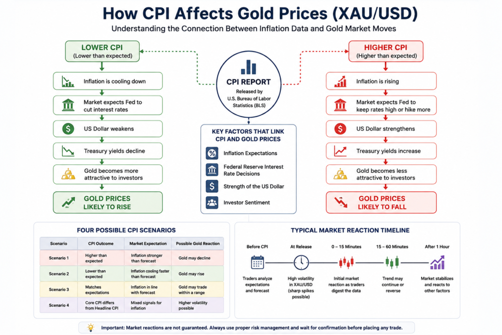 how CPI affects gold prices