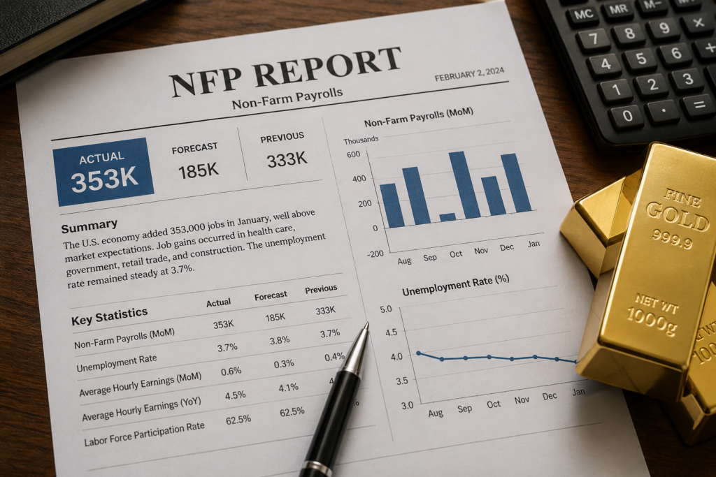 Why Gold Falls After Strong NFP Data