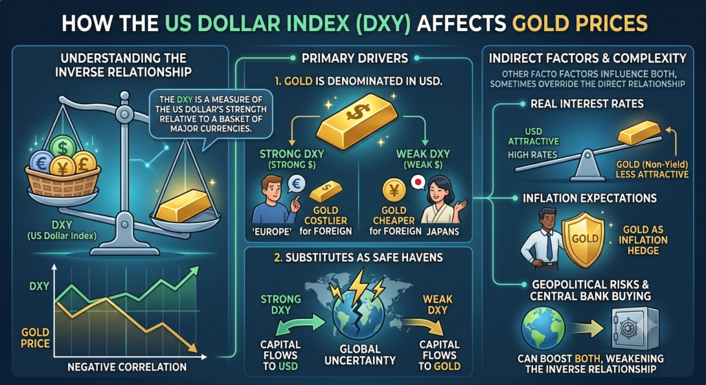 Gold and US Dollar Correlation